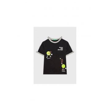 Tricou baieti -  301774334 - Bumbac - Negru