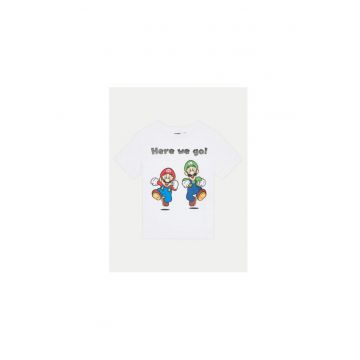 Tricou baieti -  304547058 - Bumbac - 134 CM - Alb