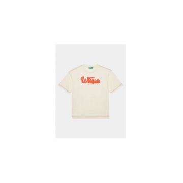 Tricou baieti -  Bumbac - Bej