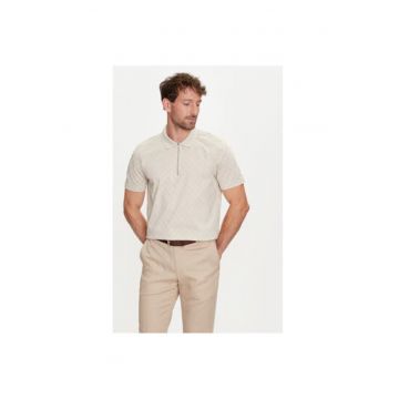 Tricou barbati -  304016301 - Bumbac - Bej
