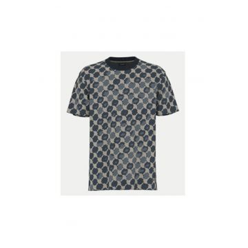 Tricou barbati -  304687174 - Bumbac - Albastru