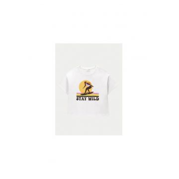 Tricou copii -  049774 - Alb - Bumbac -