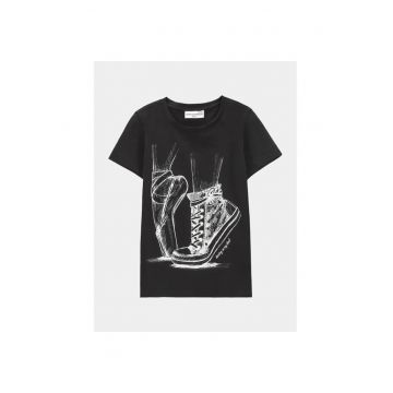 Tricou copii -  10095 - Negru - Bumbac