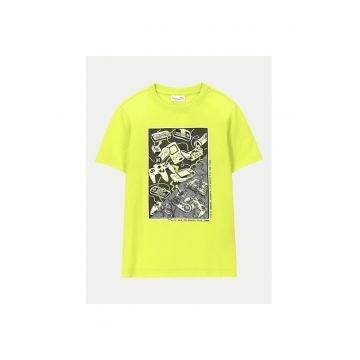 Tricou copii -  48043 - Galben - Bumbac