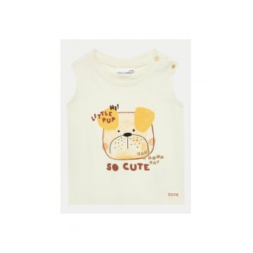 Tricou copii -  49705 - Ecru - Bumbac
