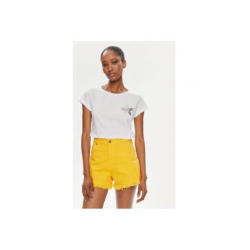 Tricou dama -  210488 - Alb - Bumbac -