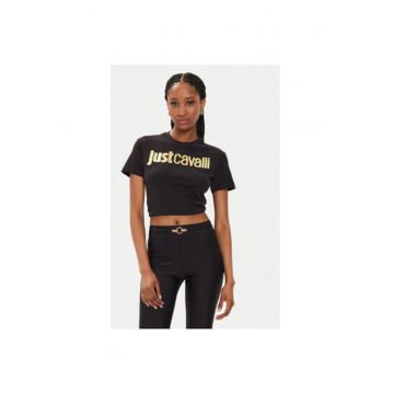 Tricou dama -  303655181 - Bumbac - Negru