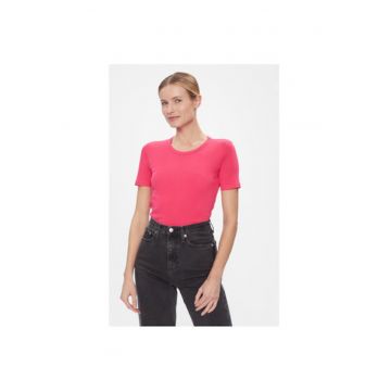 Tricou dama -  303812430 - Bumbac - Roz