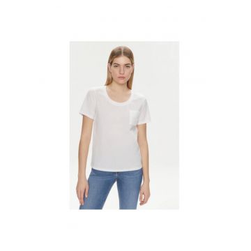 Tricou dama -  303813413 - Bumbac - Alb