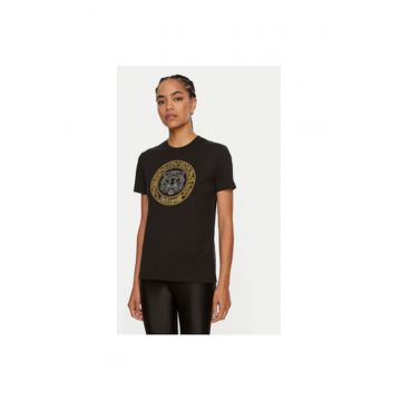 Tricou dama -  304381324 - Bumbac - Negru