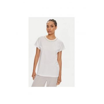 Tricou dama -  304446689 - Bumbac - Alb Tricou dama -  304446689 - Bumbac - Alb