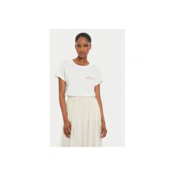 Tricou dama -  304688058 - Bumbac - Bej