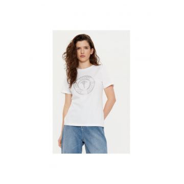Tricou dama -  305182722 - Bumbac - Alb