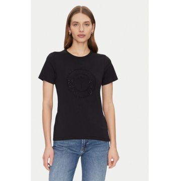 Tricou dama -  305182739 - Bumbac - Negru