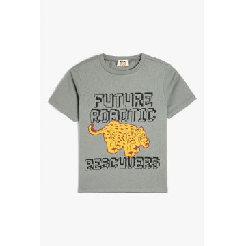 Tricou din bumbac cu imprimeu grafic