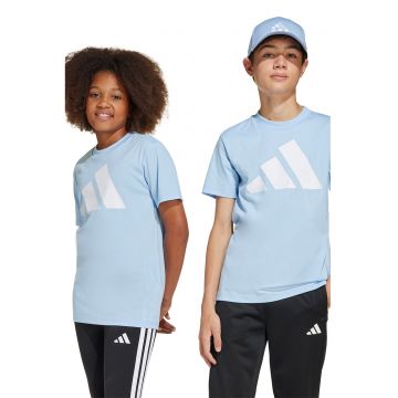 Tricou din bumbac cu imprimeu logo pe piept