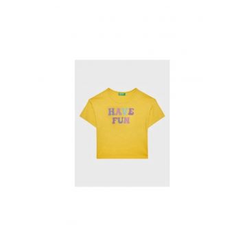 Tricou fete -  301771906 - Bumbac - Galben