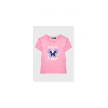 Tricou fete -  301772439 - Bumbac - 98 CM - Roz