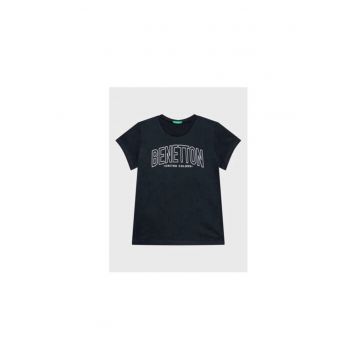 Tricou fete -  301773719 - Bumbac - 120 CM - Negru