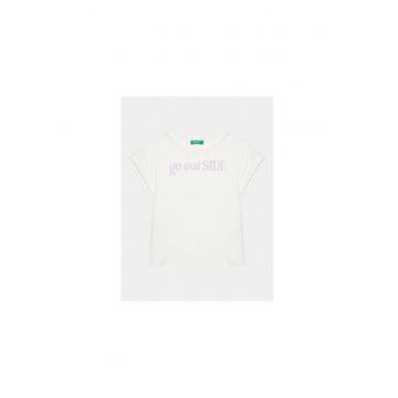 Tricou fete -  302093182 - Bumbac - Alb