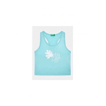 Tricou fete -  302093373 - Bumbac - 168 CM - Albastru