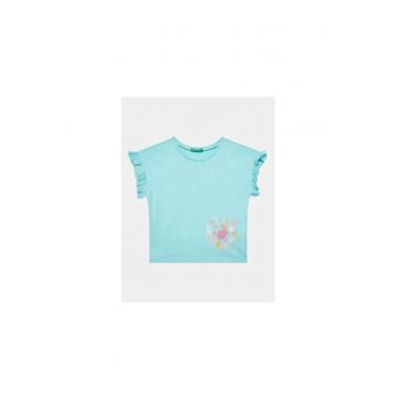 Tricou fete -  302093571 - Bumbac - Albastru