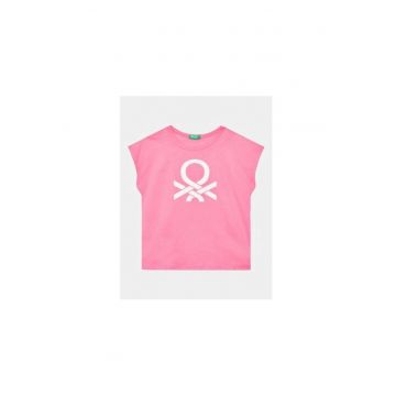 Tricou fete -  302095285 - Bumbac - Roz