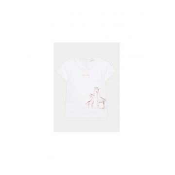 Tricou fete -  302101832 - Bumbac - Alb