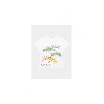 Tricou fete -  302101900 - Bumbac - Alb