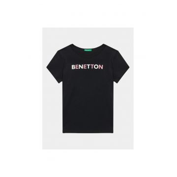 Tricou fete -  303213510 - Bumbac - 122 CM - Negru