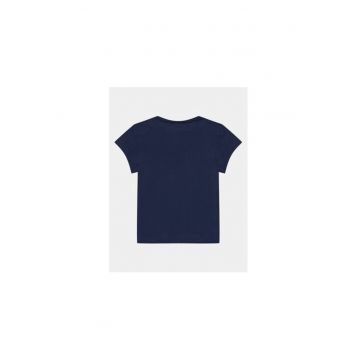 Tricou fete -  303816018 - Bumbac - 110 CM - Albastru