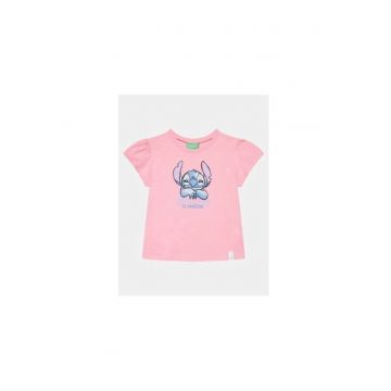 Tricou fete -  304095504 - Bumbac - Roz