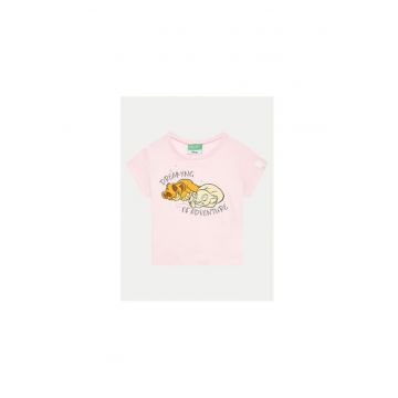 Tricou fete -  304267871 - Bumbac - Roz