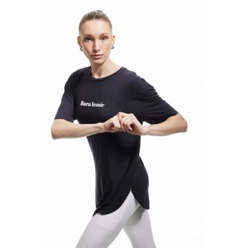 Tricou lejer cu imprimeu text
