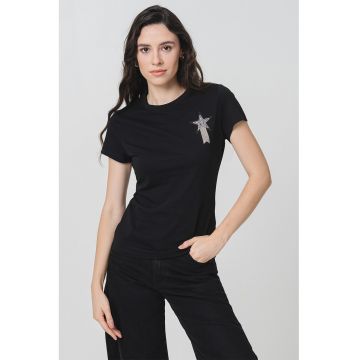 HUGO - Tricou de bumbac cu imprimeu