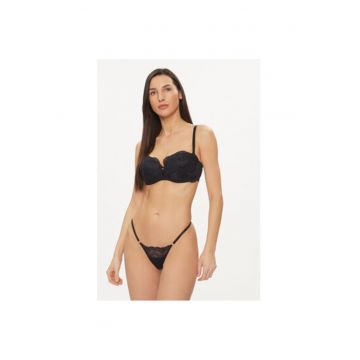 Sutien dama -  303687892 - Poliamida - Negru