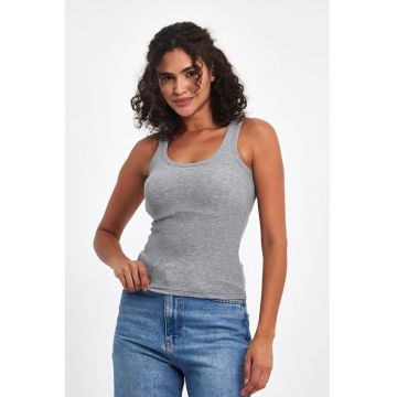 Top cambrat din amestec de lycra