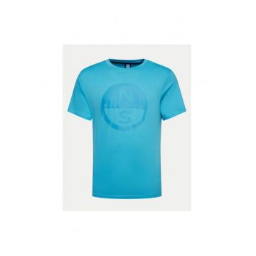 Tricou barbati -  00539 - Bumbac - M INTL - Albastru