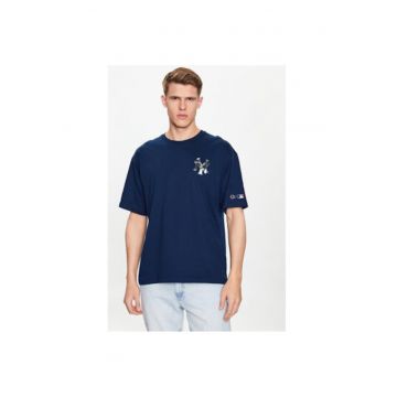 Tricou barbati -  302216888 - Bumbac - Albastru