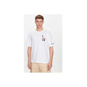 Tricou barbati -  302216901 - Bumbac - Alb