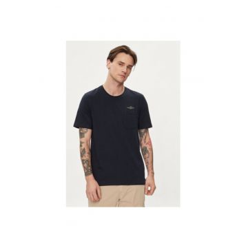 Tricou barbati -  303724580 - Bumbac - Albastru