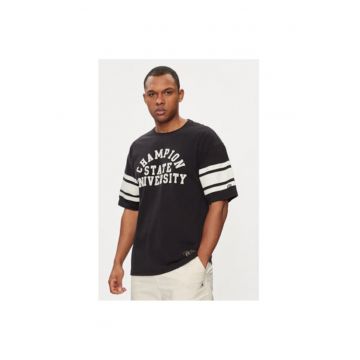Tricou barbati -  303792312 - Bumbac - M INTL - Negru