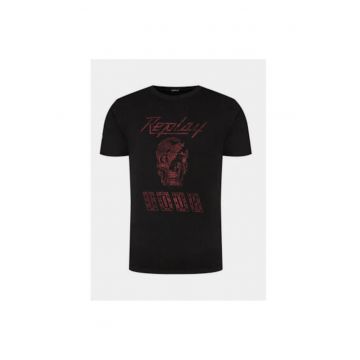 Tricou barbati -  303873110 - Bumbac - Negru