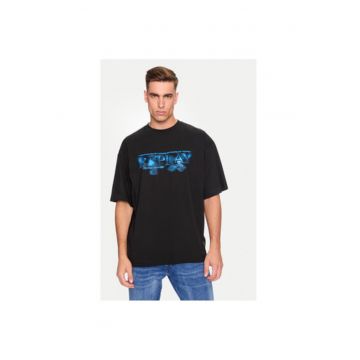 Tricou barbati -  304396021 - Bumbac - Negru
