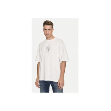 Tricou barbati -  304396045 - Bumbac - Alb