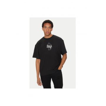 Tricou barbati -  304396069 - Bumbac - Negru