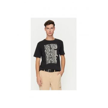 Tricou barbati -  304397394 - Bumbac organic - Negru