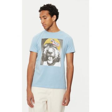 Tricou barbati -  304398131 - Bumbac - Albastru