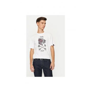 Tricou barbati -  304398179 - Bumbac - M INTL - Alb