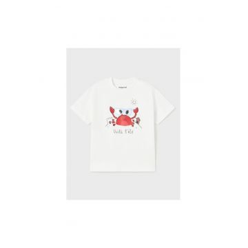 Tricou copii -  302022823 - Bumbac - Alb